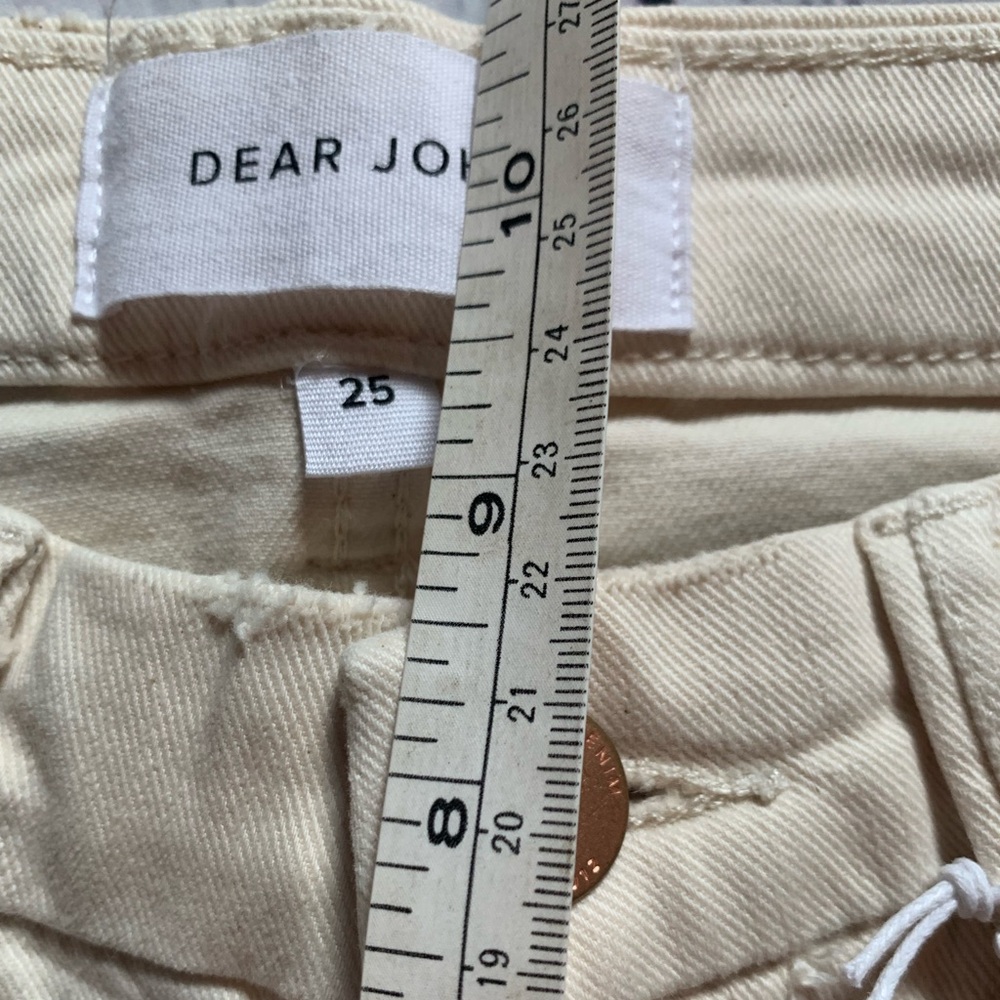 NWT Dear John Gisele Ankle Skinny in Wheat. Size 25. - Picture 7 of 9